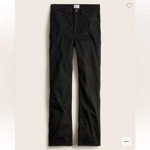 J. Crew mid rise flare crop black Jean